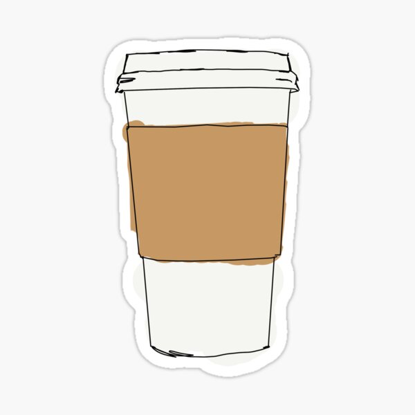 To-go Coffe Cup Pegatina
