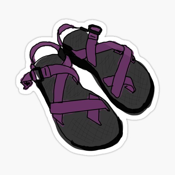 Illustration of Chaco Sandals Purple