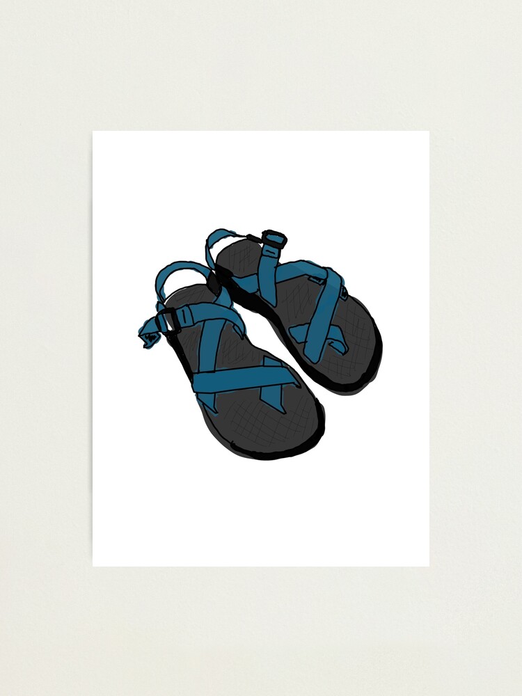 Drawing of Chaco Sandals Blue