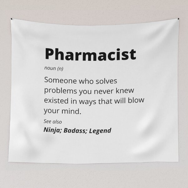 Item preview, Ninja, Badass, Legend - Pharmacist designed and sold by blueskygiftco.