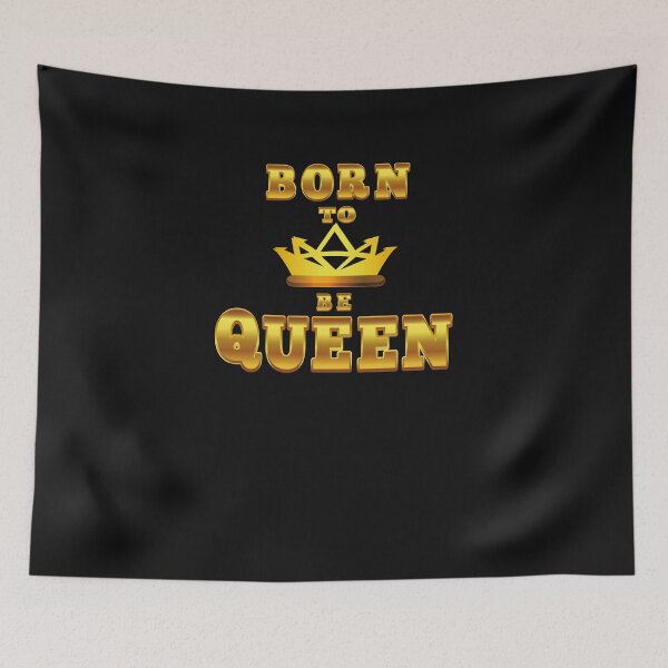 Item preview, born to be queen t-shirt designed and sold by delpro.