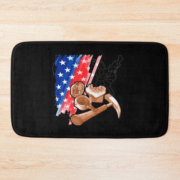 Item preview, Geologist Gifts - Geology Hammer Rock Flag America Geologist designed and sold by Dressed For  Duty.