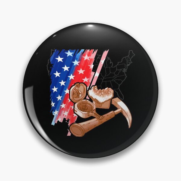 Item preview, Geologist Gifts - Geology Hammer Rock Flag America Geologist designed and sold by Dressed For  Duty.