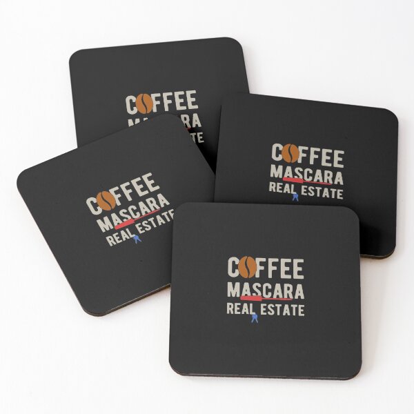 Item preview, Real Estate Funny Coffee Mascara designed and sold by artworkbyrihen.
