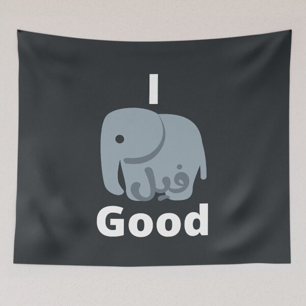 Item preview, I Feel Good, I فيل Good designed and sold by ArabicMerch.