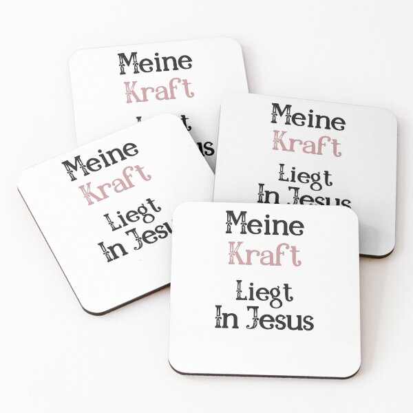 Item preview, meine kraft liegt in jesus  designed and sold by Miaberzo.