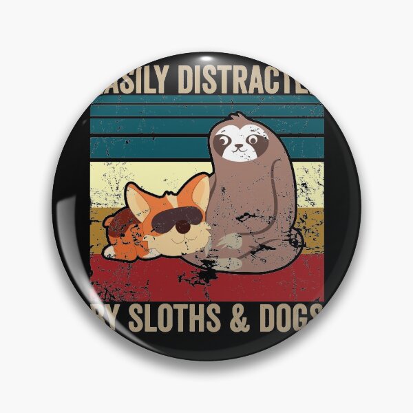 Artikelvorschau, EASILY DISTRACTED BY SLOTHS AND DOGS entworfen und verkauft von noahs-shop.
