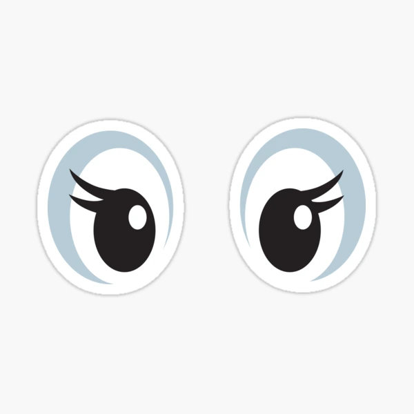 Pair of eyes Sticker by Kampfkeiler