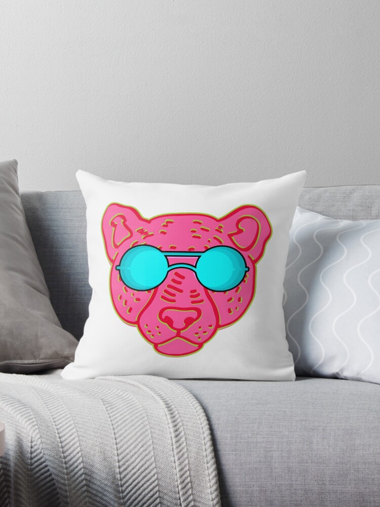 Pink outlet cheetah pillow