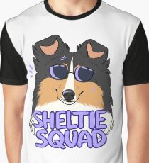 SHELTIE SQUAD (black and tan) Graphic T-Shirt