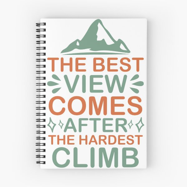 Item preview, The Best View Comes After The Hardest Climb designed and sold by FancyNation.