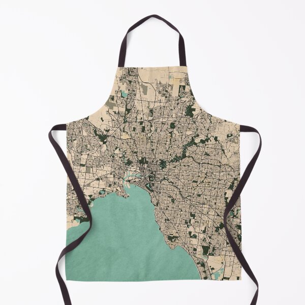 Item preview, Melbourne City Map of Australia - Vintage designed and sold by deMAP.