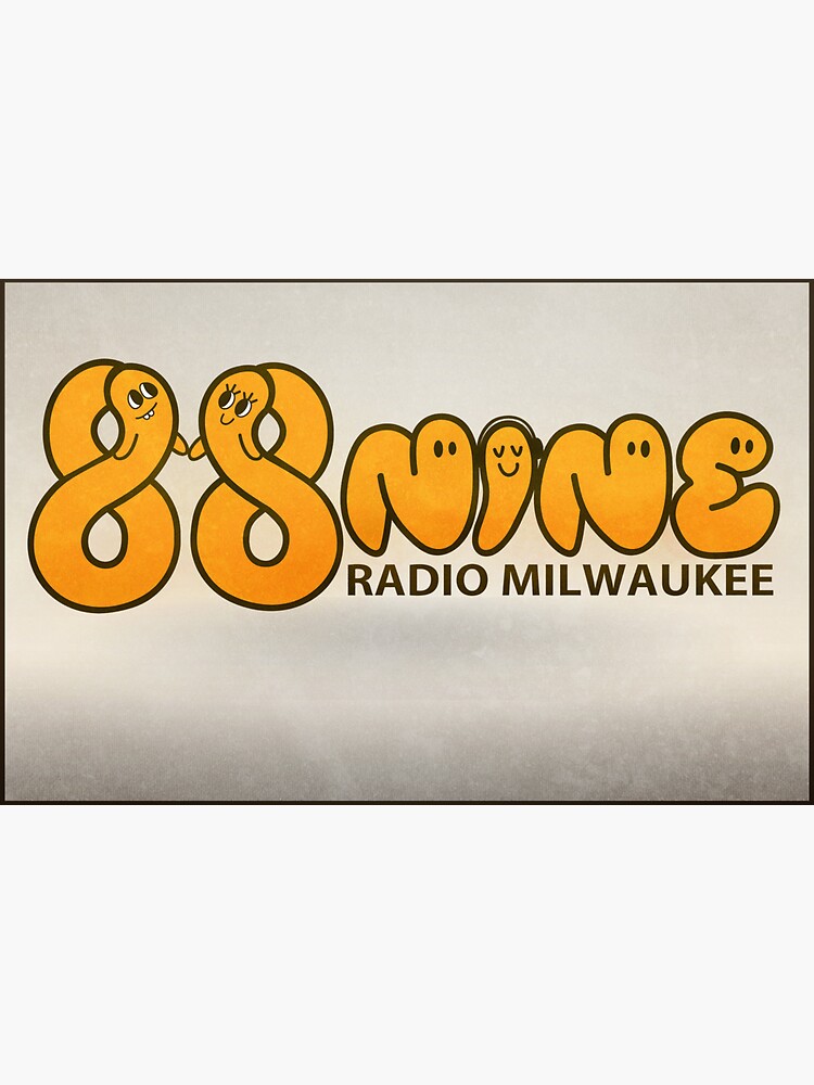 "88.9 Radio Milwaukee" Sticker by bennyisjamin Redbubble