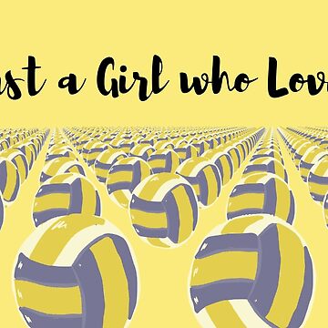 Artwork thumbnail, Just a girl who loves volleyball by TediWinter
