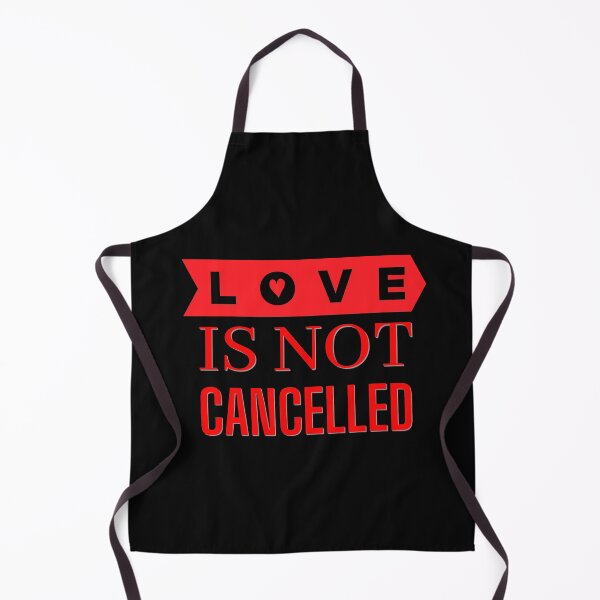 Item preview, Love Is Not Cancelled In Red designed and sold by Indra Agrawal.
