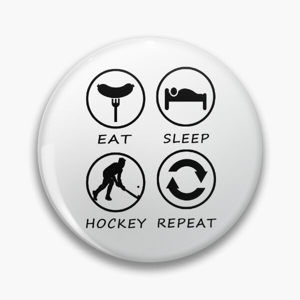 Item preview, Eat Sleep Hockey Repeat designed and sold by teledesign.