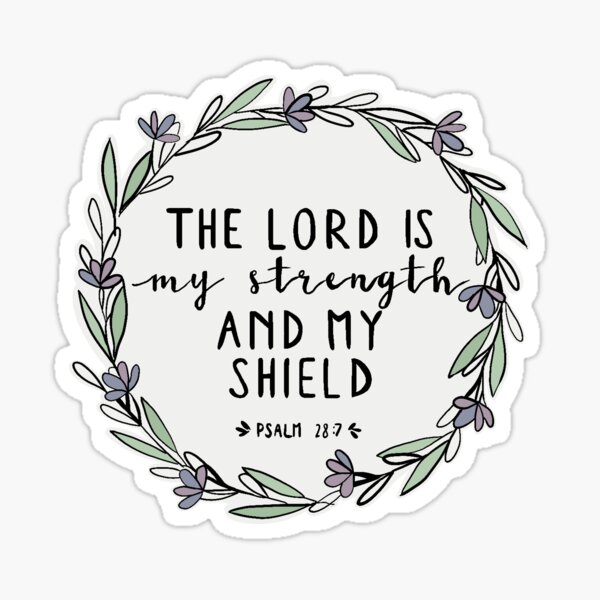 Item preview, Psalms 28:7  designed and sold by Adyson Lee.