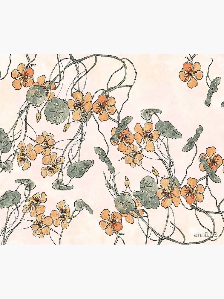 Winding - floral watercolour by anni103
