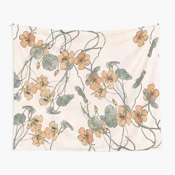 Winding - floral watercolour Tapestry