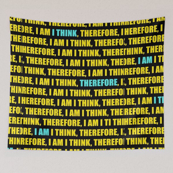 Item preview, I THINK THEREFORE I AM designed and sold by ArtsyStopShop.