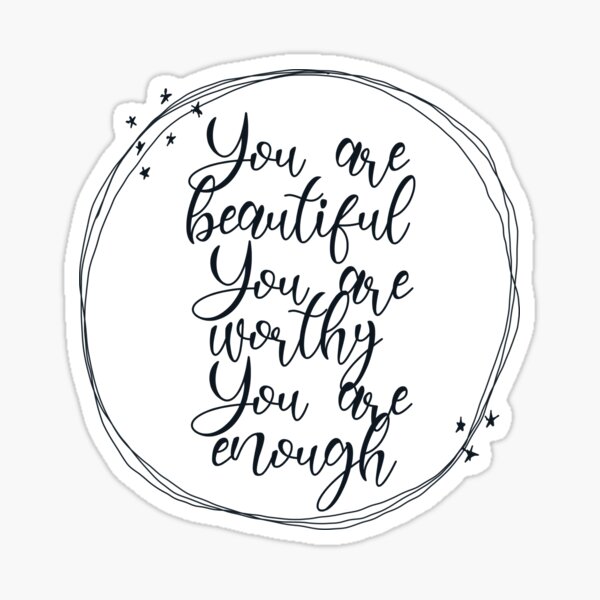 Free Stickers! — You Are Beautiful