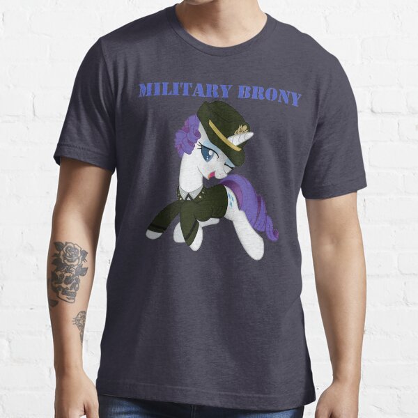 "1AP Rarity Military Brony" Tshirt for Sale by Topkick Redbubble