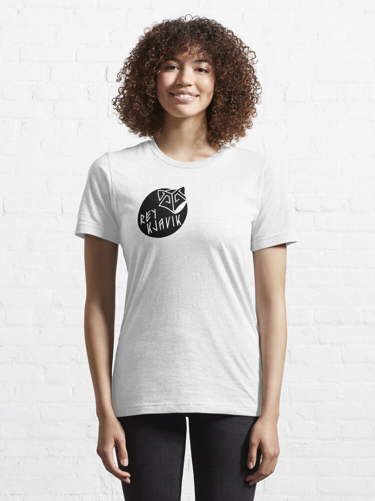 Alternate view of REYKJAVIK black Essential T-Shirt