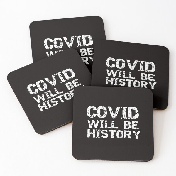 Item preview, Covid Will Be History Black designed and sold by DamaliePierre.
