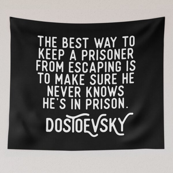 Item preview, Fyodor Dostoevsky Quote designed and sold by EvolutionWisdom.