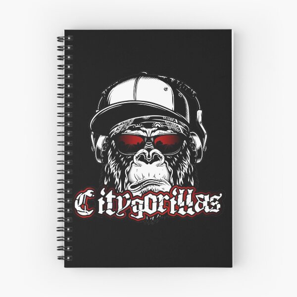 Item preview, City gorilla with cap and red sunglasses designed and sold by froggy-stylecom.