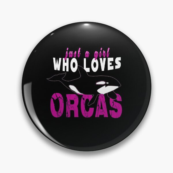 Item preview, just a girl who loves orcas designed and sold by ishako online.