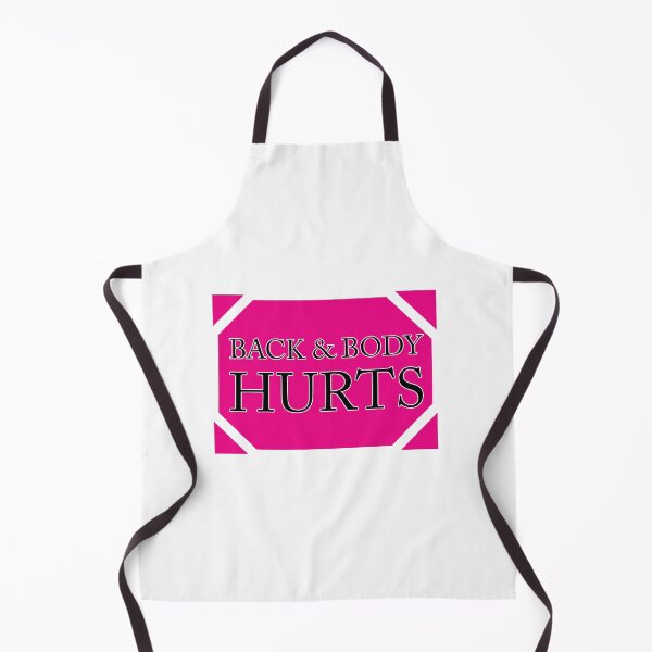 Item preview, back and body hurts funny designed and sold by magicos1.