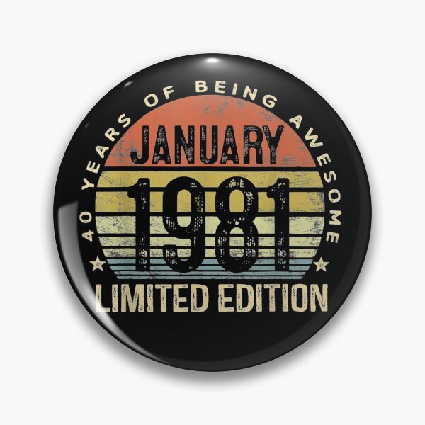 Item preview, January 1981 Limited Edition 40th Birthday 40 Year Old Gift designed and sold by Alexanderhishop.
