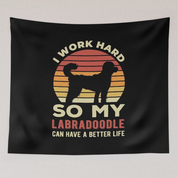 Item preview, Funny Labradoodle designed and sold by artworkbyrihen.