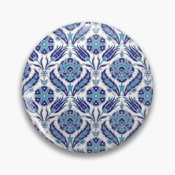 Item preview, TURKISH IZNIK TILE BLUE FLOWER DESIGN ISTANBUL designed and sold by MUSLIMAHAU.