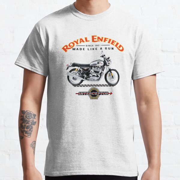 Moto Royal Enfield Interceptor T-shirt classique