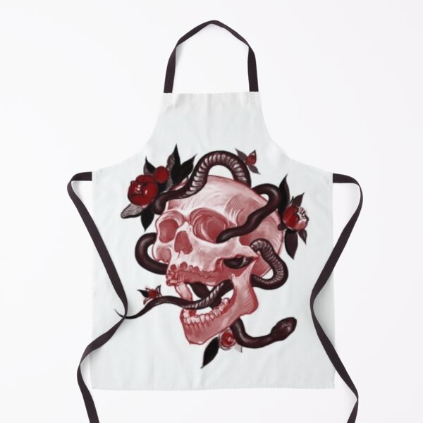 Item preview, Red skeleton with a snake designed and sold by LouBaas.