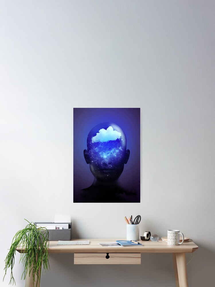 Thumbnail 2 of 3, Poster, Clouding Memory designed and sold by Naked-Monkey.