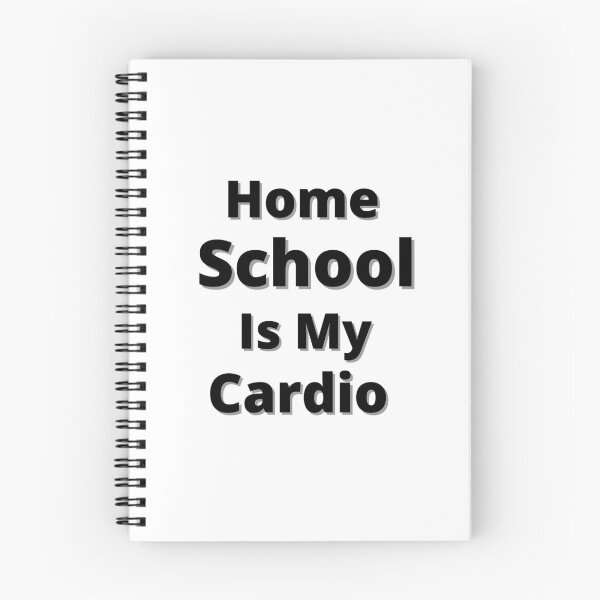 Aperçu de l'œuvre Homeschool est mon cardio créée et vendue par Trendy Design.