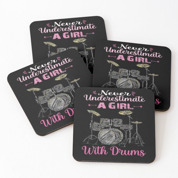 Item preview, Never Underestimate A Girl With Drums designed and sold by Aminepop.