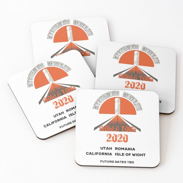 Item preview, Mysterious Monolith World Tour 2020 (orange, black) designed and sold by SolidEarthArt.