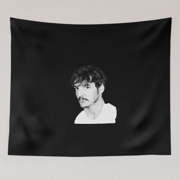 Item preview, Pedro Pascal half Tone Vintage Art designed and sold by ecdato.