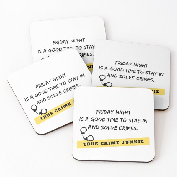 Item preview, True crime junkie Friday night designed and sold by Khruvenaroh.