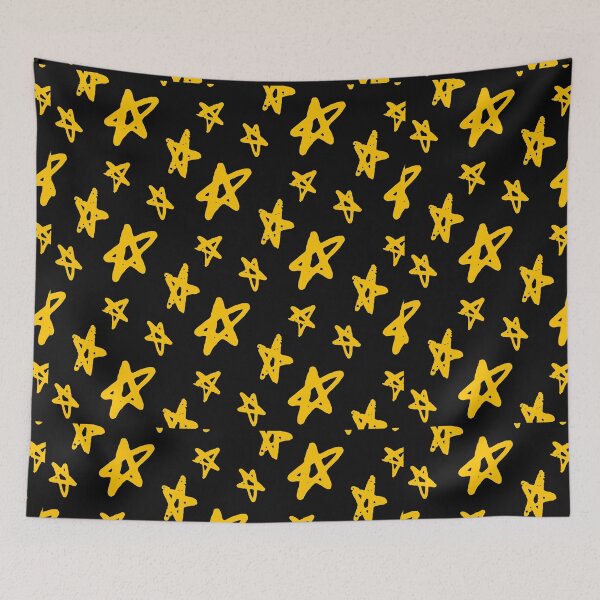 Item preview, Vintage Stars Patterns, Vintage yellow stars Patterns, Contemporary Star Patterns  designed and sold by garniturex.