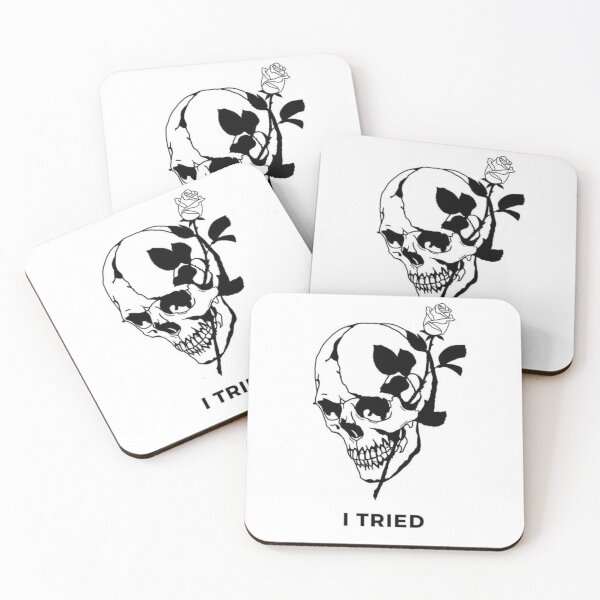 Item preview, Skull who has given up... designed and sold by LouBaas.