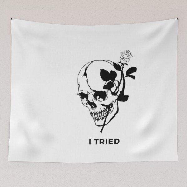 Item preview, Skull who has given up... designed and sold by LouBaas.