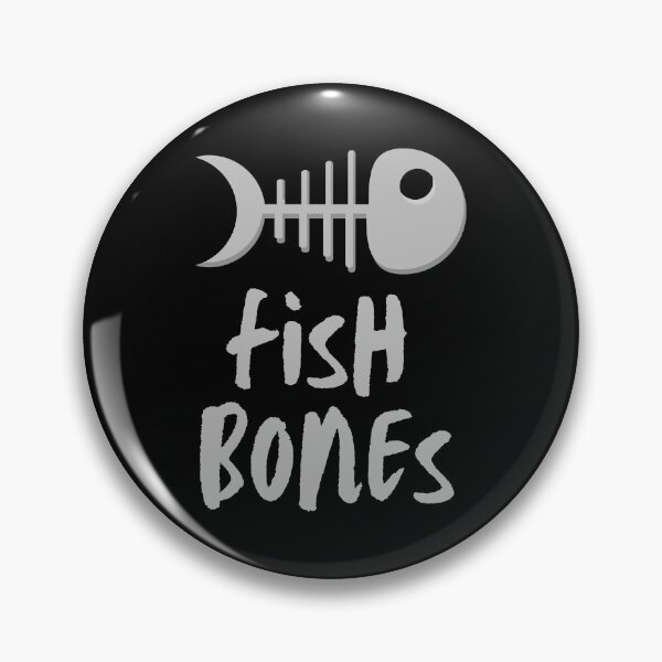 Item preview, Funny fish bones. Fish skeleton illustration and shadow text. designed and sold by JellyBeenzz.