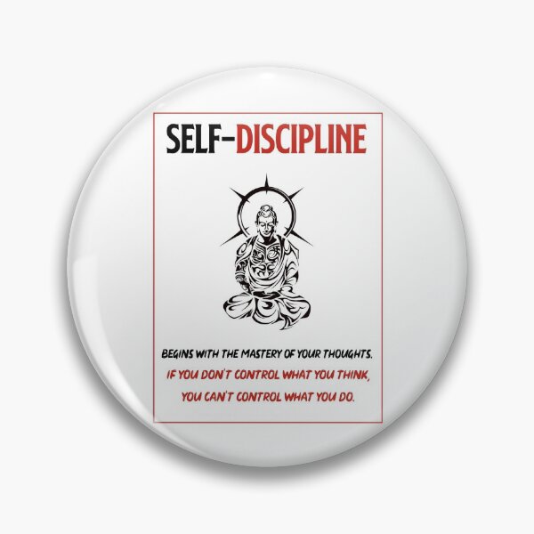 Item preview, Self-discipline quote designed and sold by Martial-X.