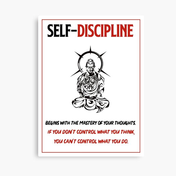 Item preview, Self-discipline quote designed and sold by Martial-X.