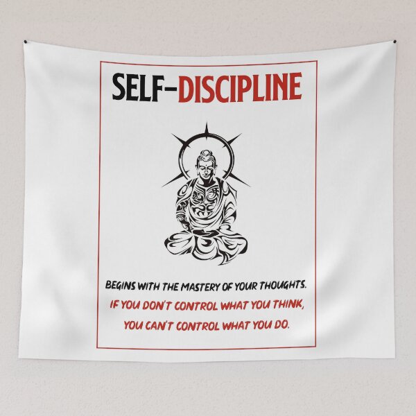 Item preview, Self-discipline quote designed and sold by Martial-X.